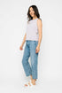 Keri-Sleeveless Woven Shell
